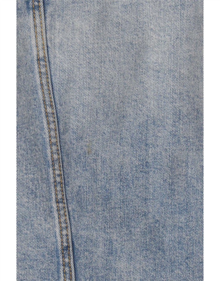 Jaqueta jeans feminina Zara Reino Unido 10 pequena azul