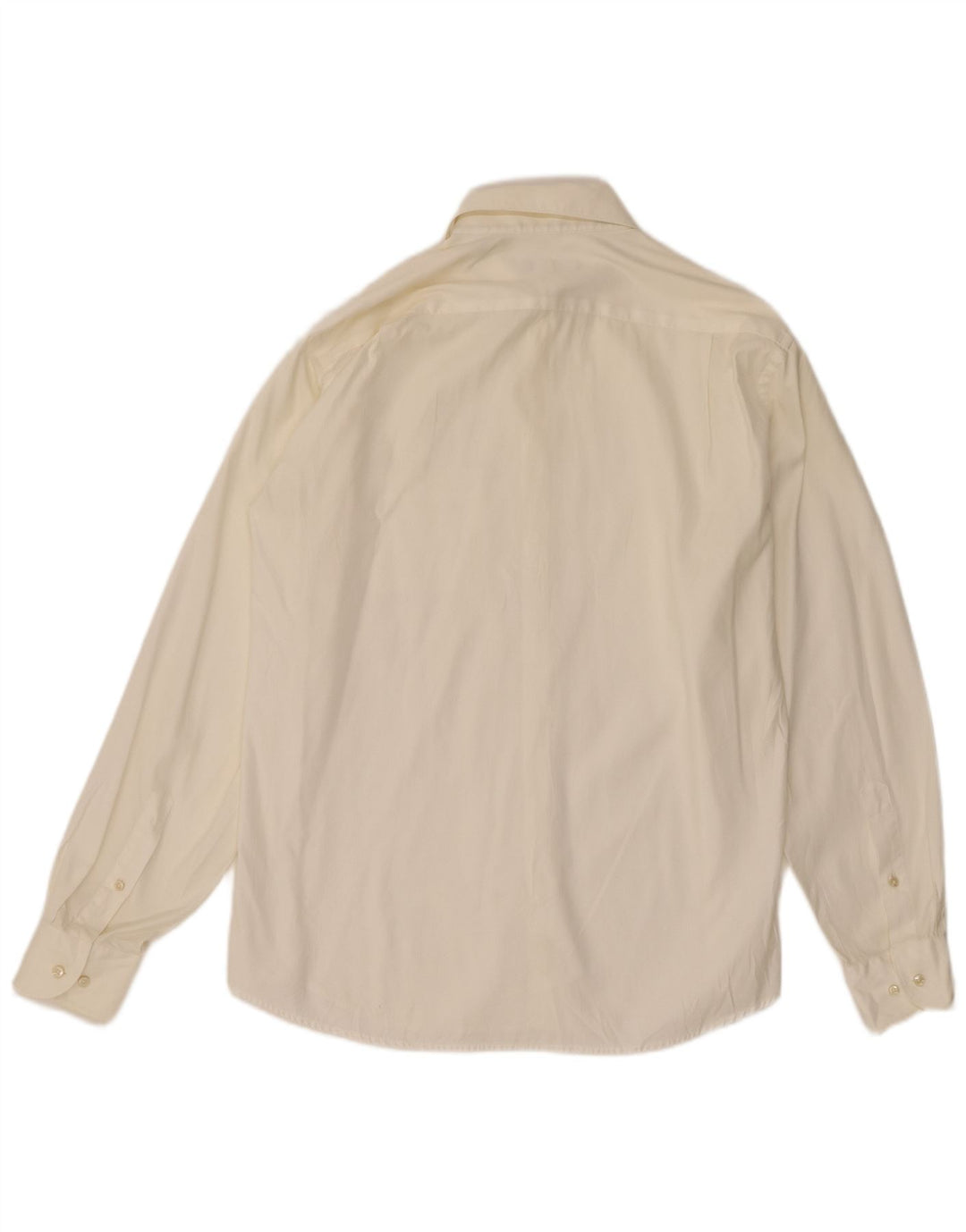 Camisa masculina Tommy Hilfiger tamanho 39 15 1/2 médio off white algodão