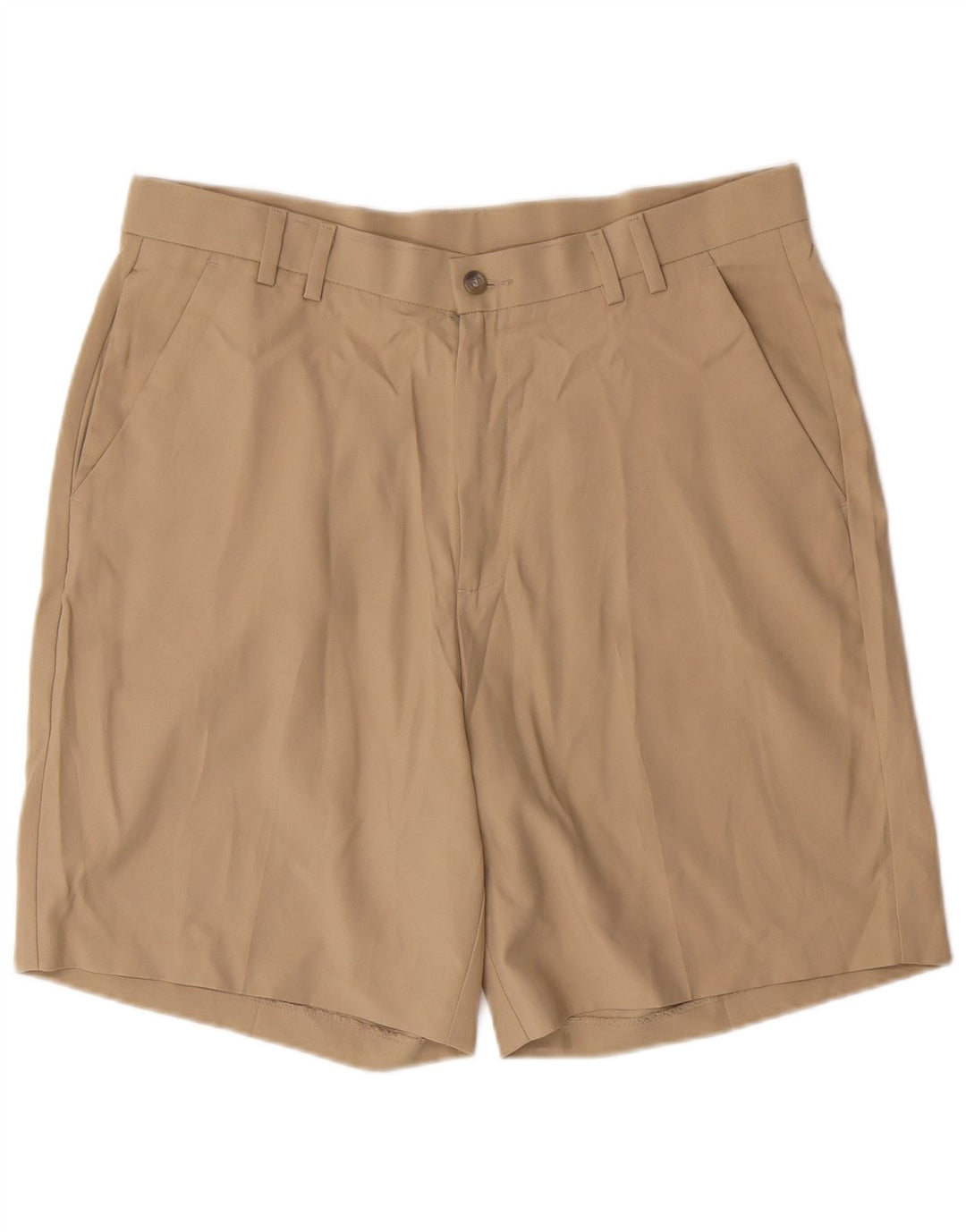 Shorts masculino Dockers W34 grande poliéster bege