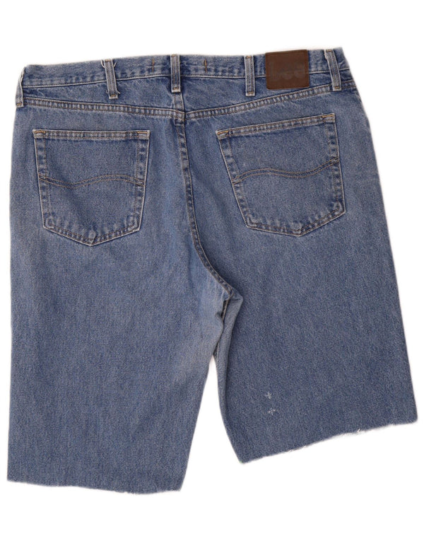 Lee Mens Regular Fit Shorts Jeans W38 XL Azul Algodão