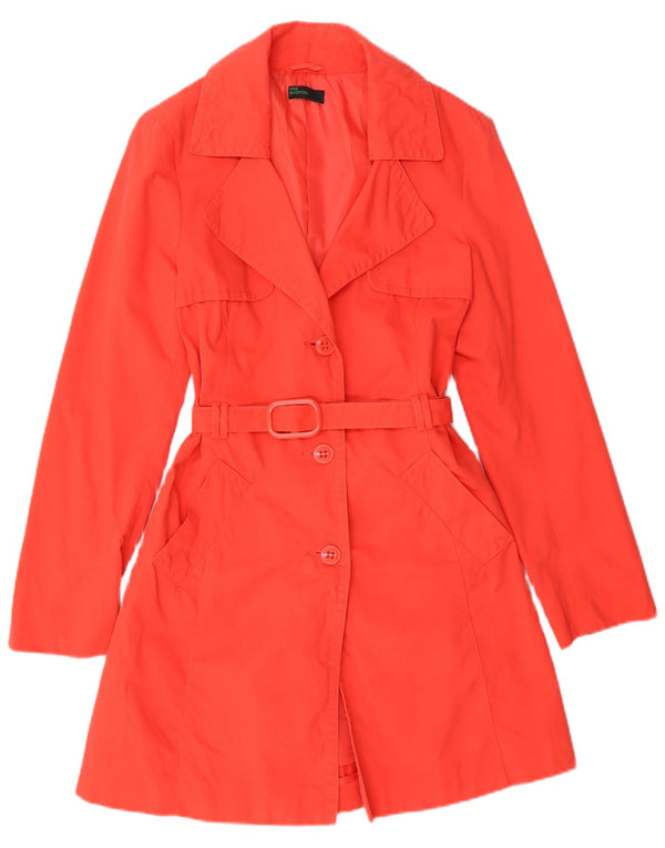 Trench Coat feminino Benetton IT 44 médio algodão vermelho