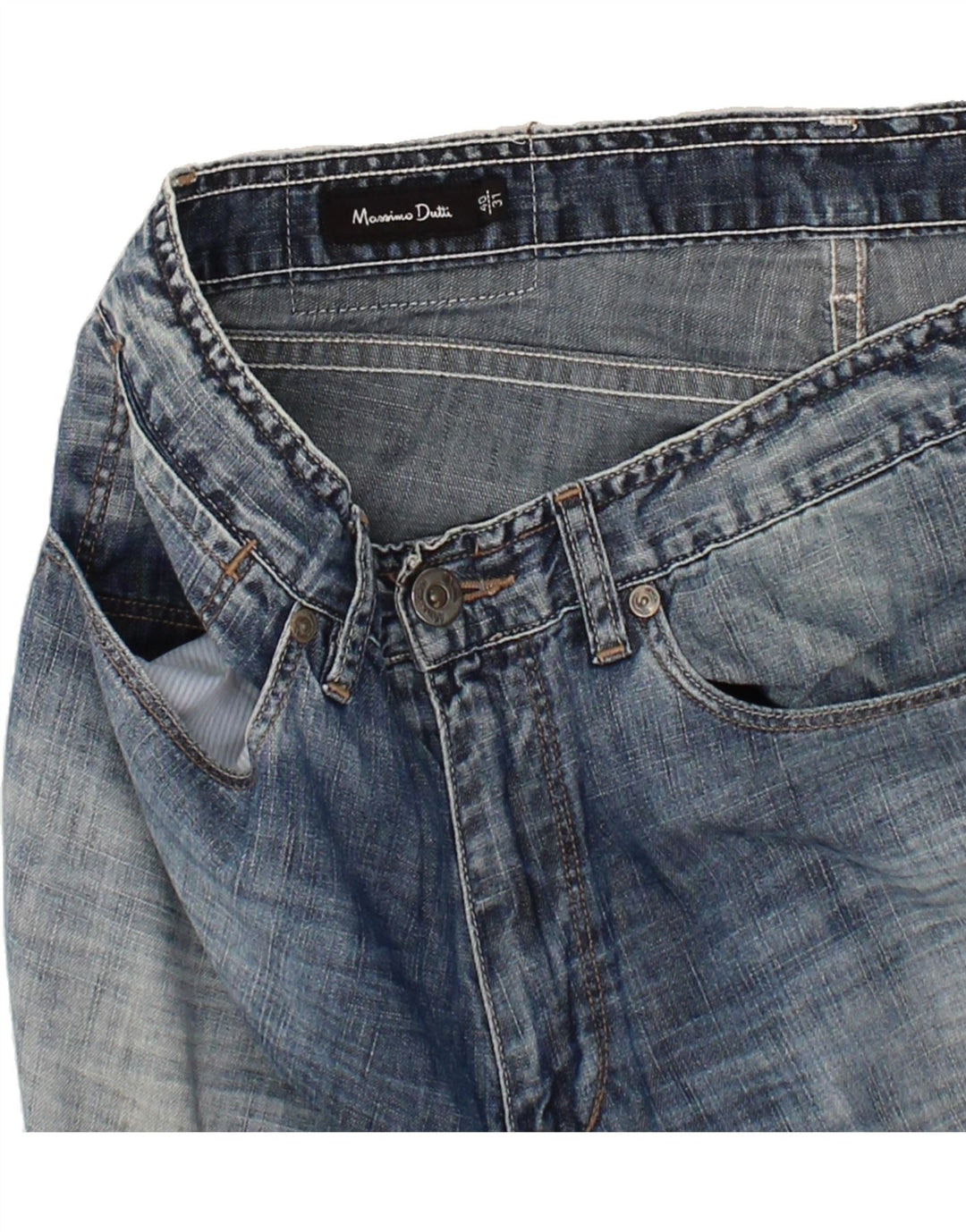 MASSIMO DUTTI Womens Straight Jeans W31 L29 Blue Vintage Massimo Dutti and Second-Hand Massimo Dutti from Messina Hembry 