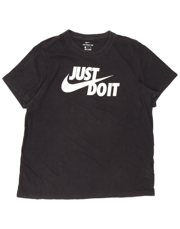 Camiseta Nike masculina gráfica Top XL algodão preto