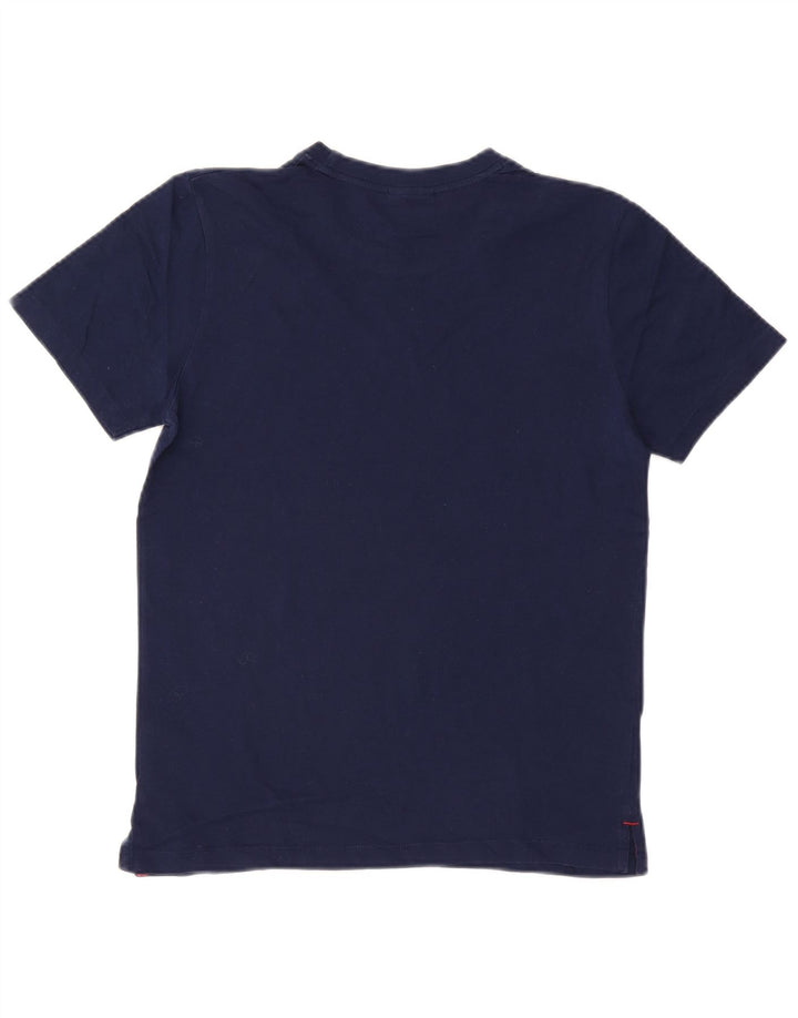 Umbro Camiseta Masculina Top Pequeno Algodão Azul Marinho