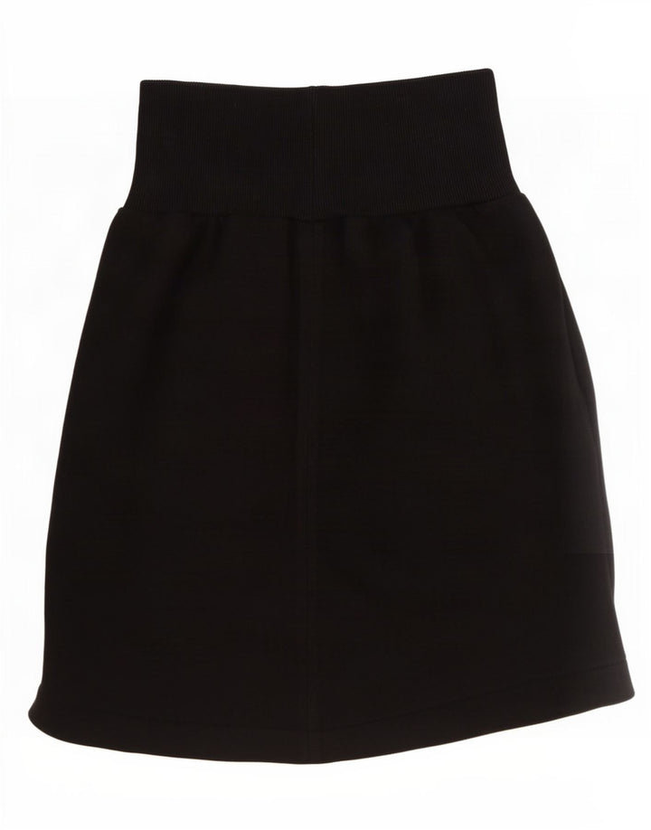 Puma Womens Skirt UK 12 Medium Black Cotton