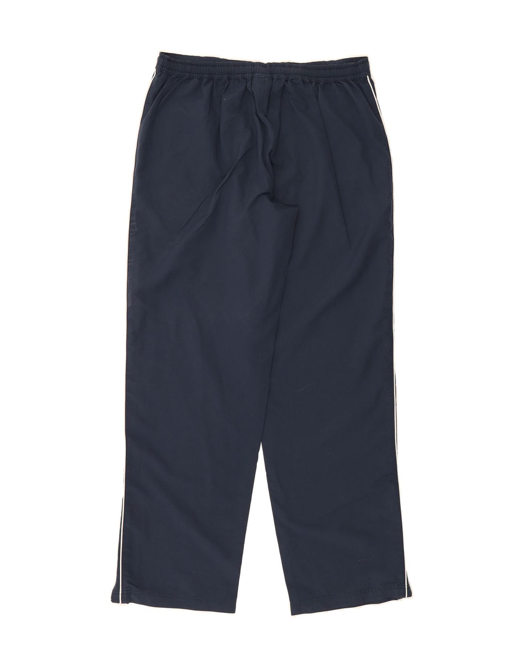 REEBOK Womens Tracksuit Trousers UK 14 Large Navy Blue Polyester Vintage Reebok and Second-Hand Reebok from Messina Hembry 