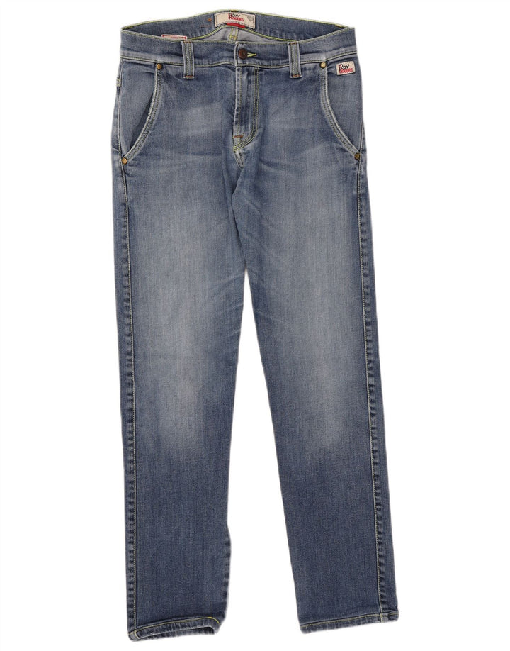 Roy Rogers Mens Jeans Slim W32 L30 Azul Algodão