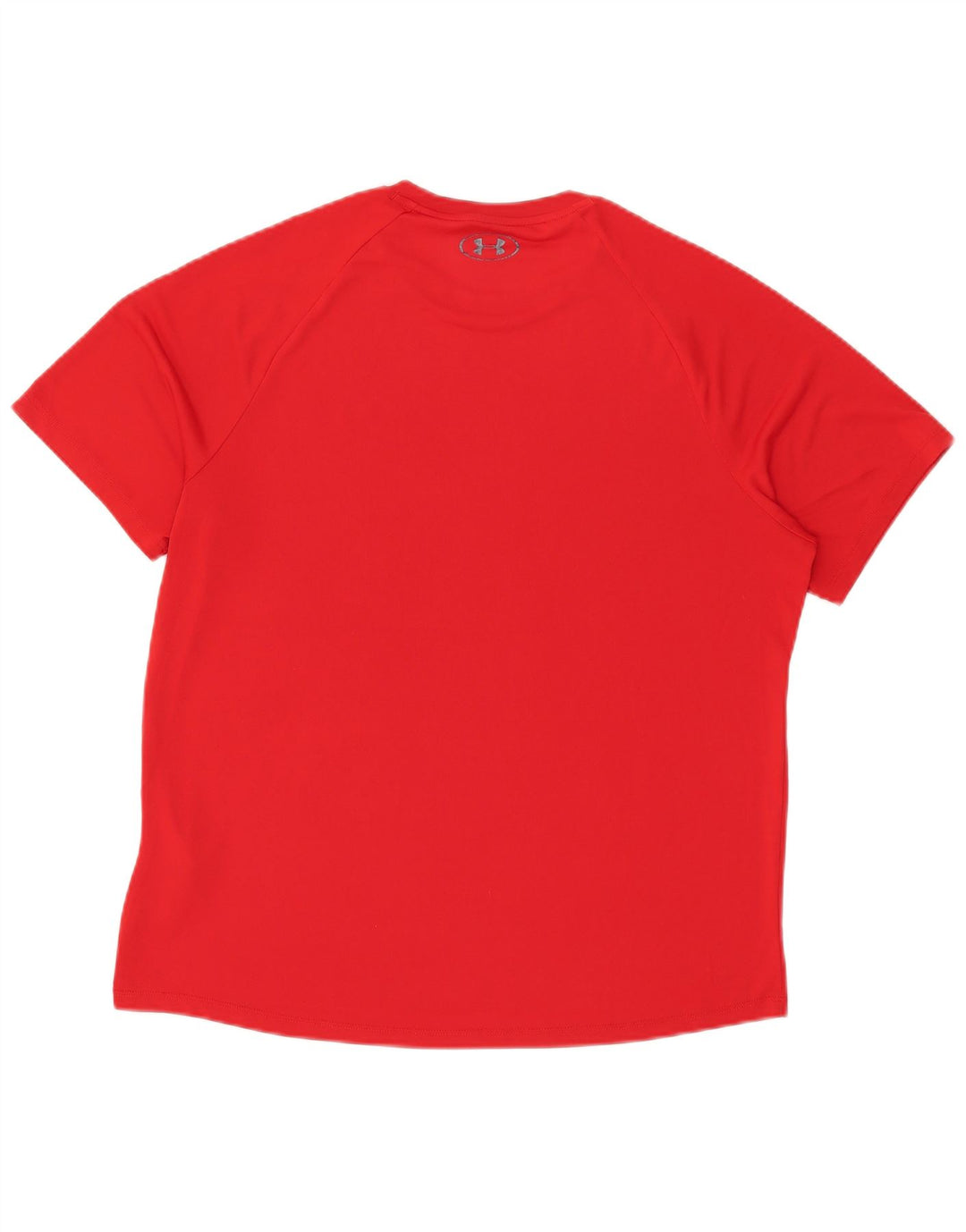 Camiseta masculina Under Armour Top grande de poliéster vermelho esportivo