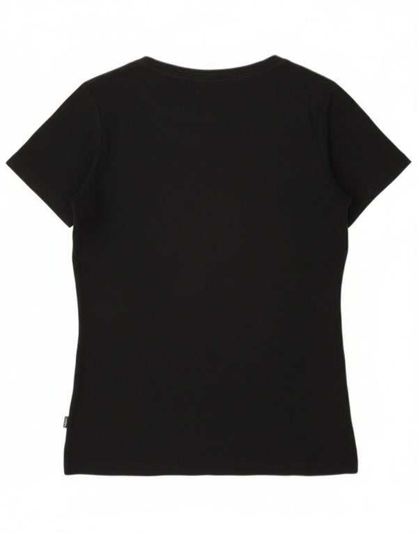 Camiseta feminina Eddie Bauer Top UK 12 médio preto
