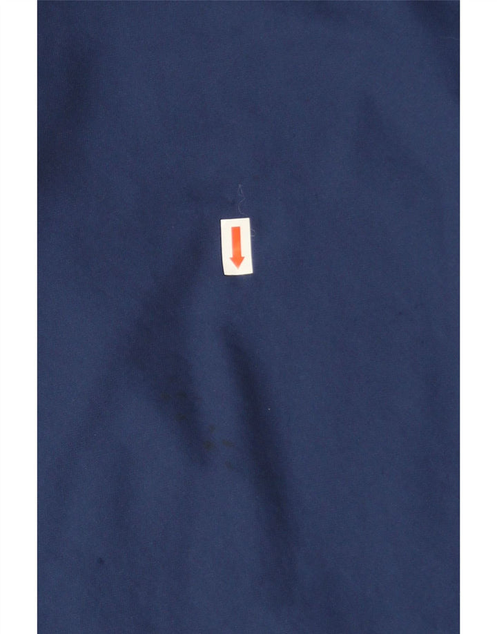 Saia assimétrica feminina vintage W26 pequena azul marinho