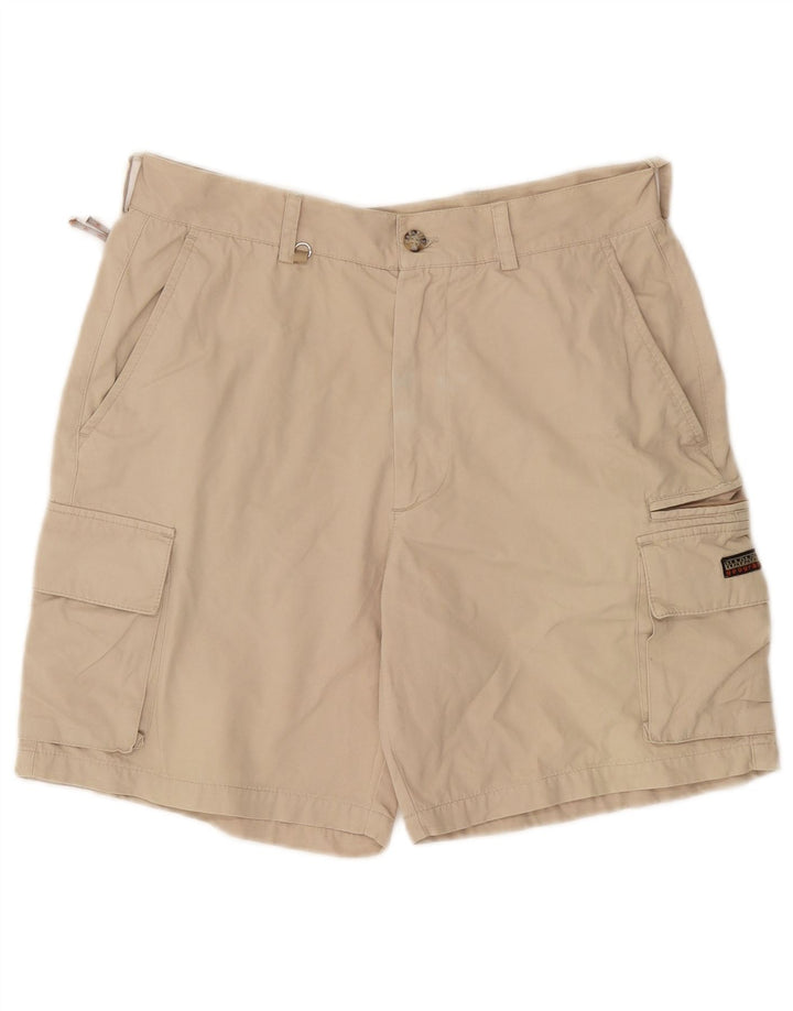 Napapijri Mens Cargo Shorts IT 48 Médio W30 Algodão Bege