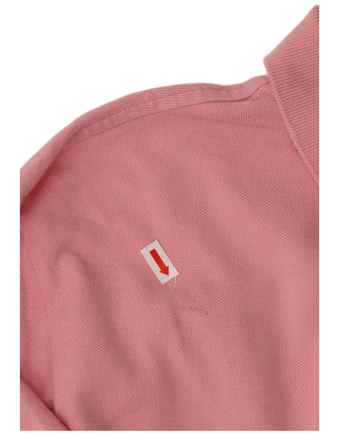POLO RALPH LAUREN Camisa polo masculina de manga comprida com ajuste personalizado grande algodão rosa