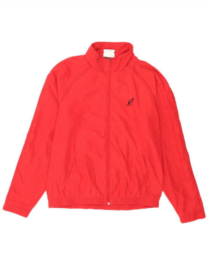 AUSTRALIAN L'ALPINA Jaqueta masculina de agasalho IT 50 poliéster vermelho médio