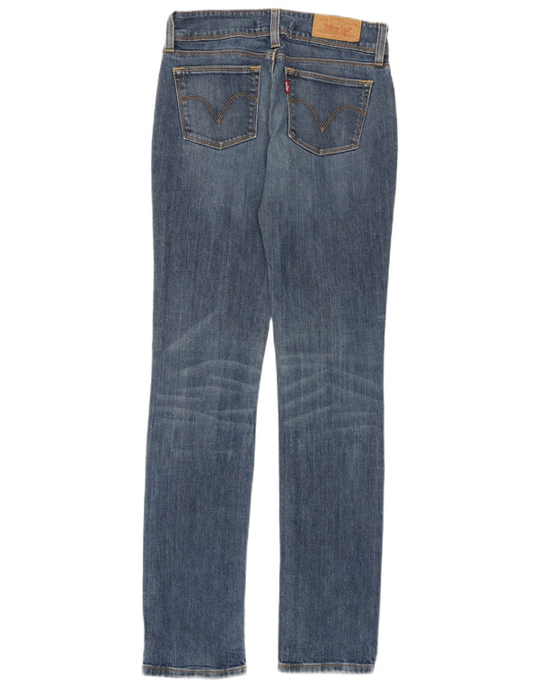 Calça jeans feminina Levi's 571 Slim W27 L34 azul algodão
