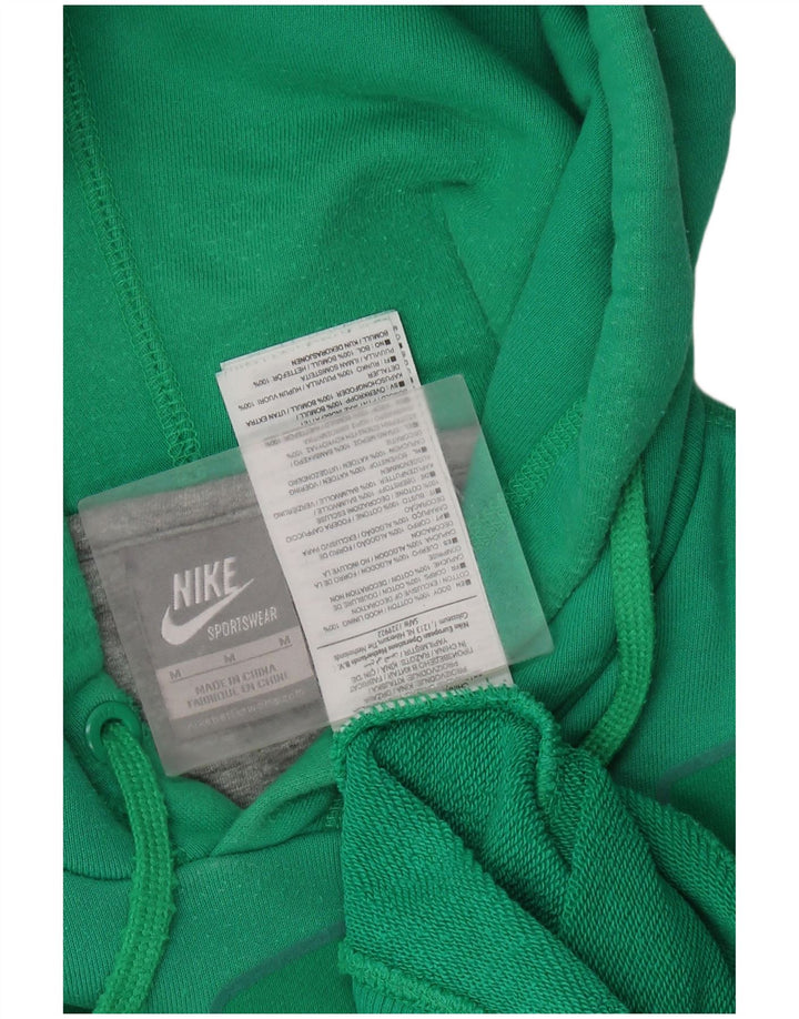 Jumper com capuz gráfico masculino Nike médio verde algodão