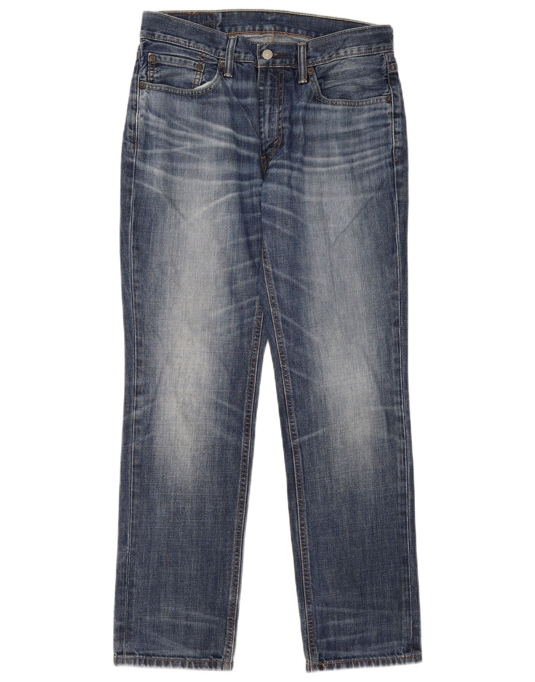 Levi's Masculino 541 Straight Jeans W32 L32 Azul Algodão