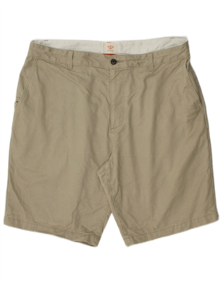 Shorts cargo masculino DOCKERS W36 grande algodão bege