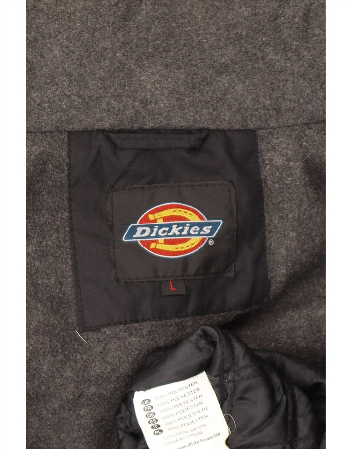 Jaqueta corta-vento masculina Dickies UK 40 grande poliéster preto