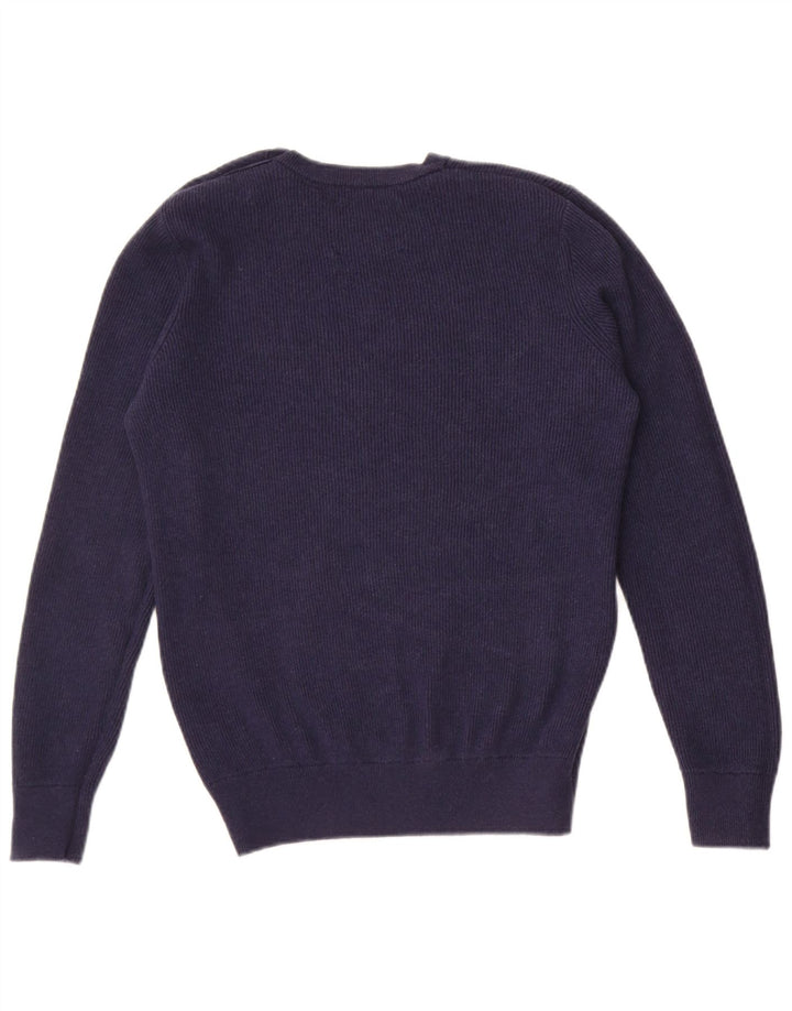 Suéter masculino North Sails com gola redonda, pequeno algodão azul marinho