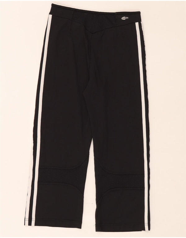 Adidas Womens Climacool Capri Tracksuit Trousers UK 8 Small  Black Nylon