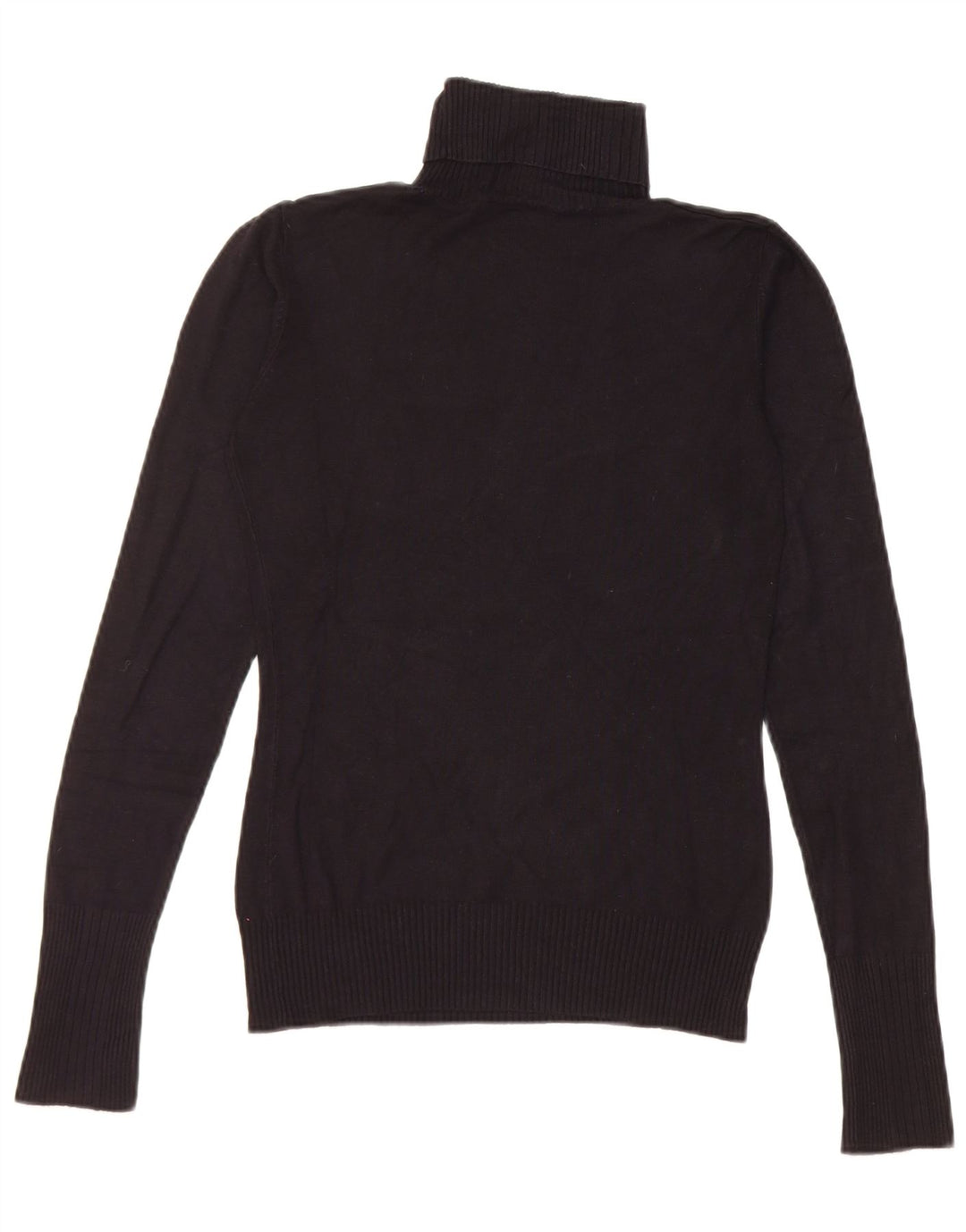 Guess Suéter feminino com gola redonda e gola redonda Reino Unido 8 pequeno preto