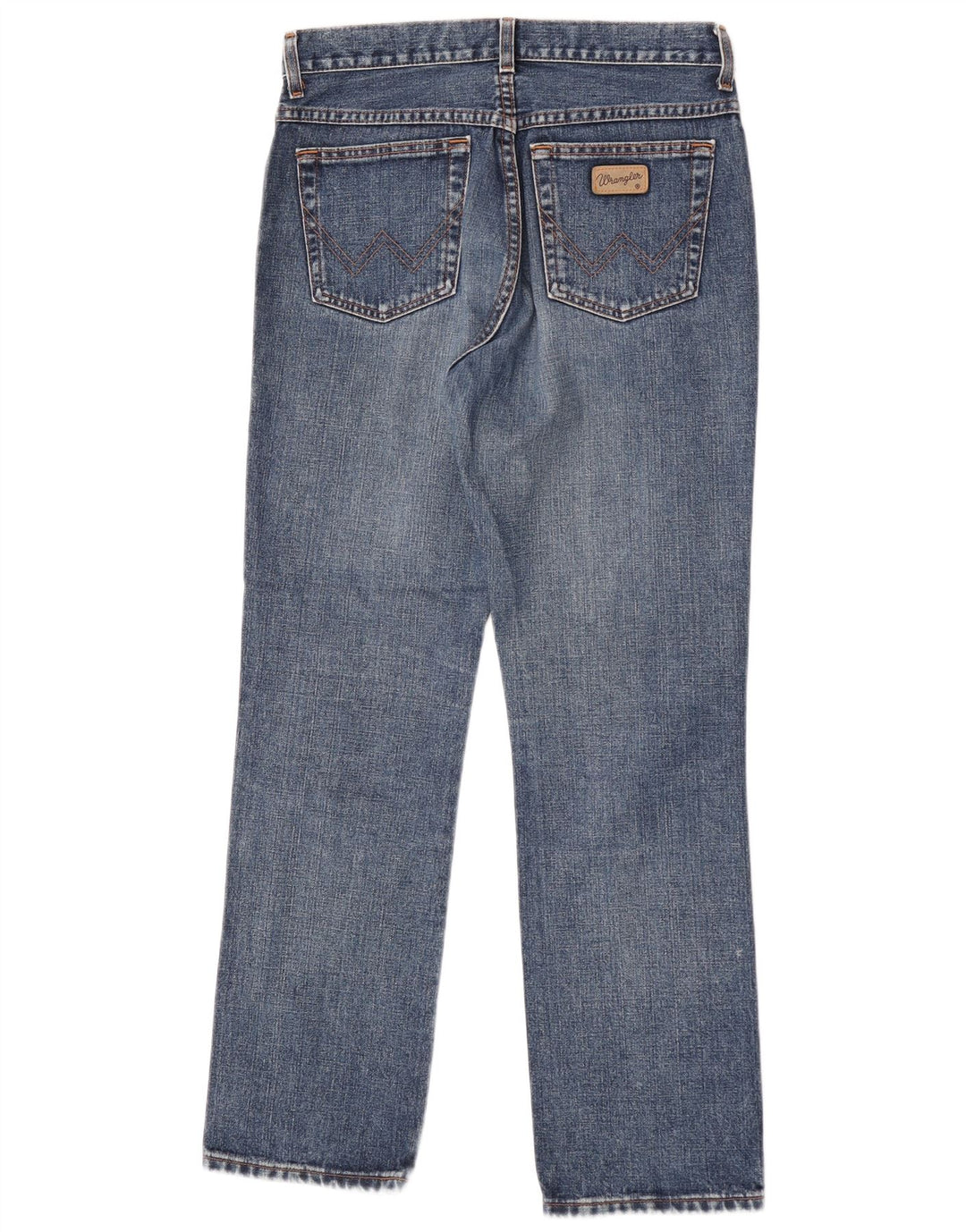 Wrangler feminino Grace Straight Jeans W31 L30 azul algodão
