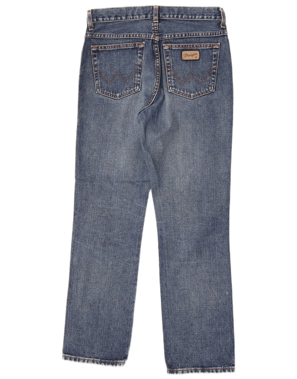 Wrangler Womens Grace Straight Jeans W31 L30 Blue Cotton