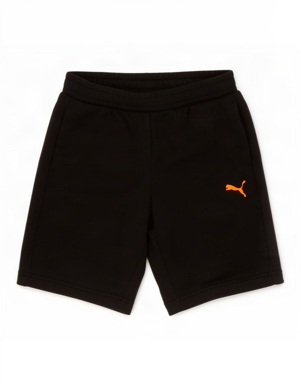 Shorts esportivos Puma Boys 9-10 anos algodão preto