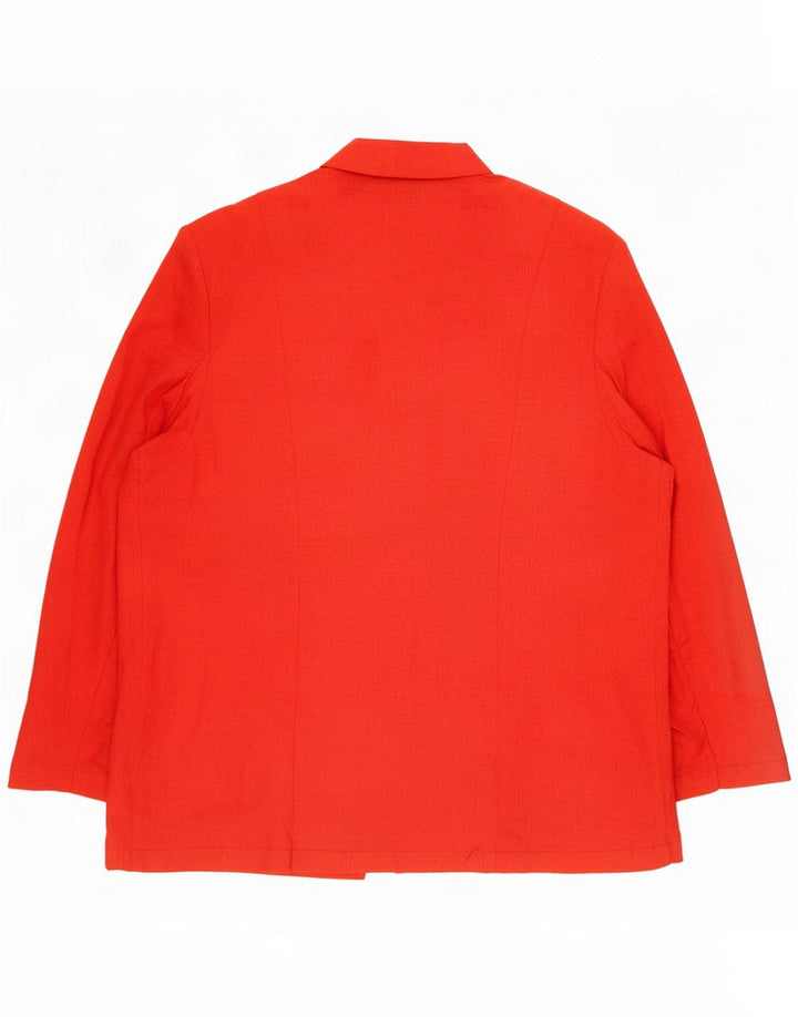 Jaqueta Blazer Feminina Avitano com 4 Botões EU 42 Viscose Vermelha Média