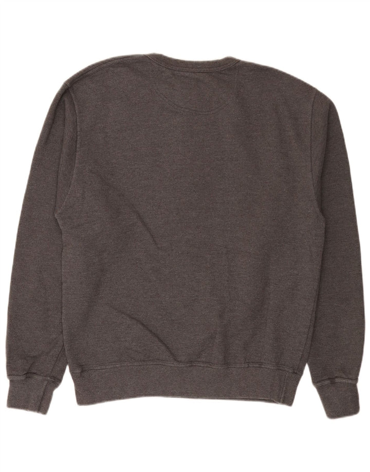 Champion moletom masculino jumper médio cinza algodão manchado