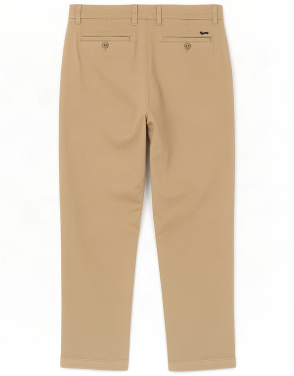 Harmont & Blaine Mens Straight Chino Calças IT 50 Grande W34 L27 Bege