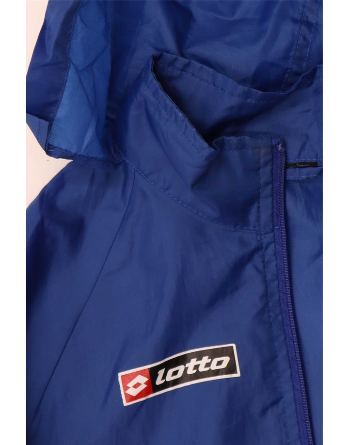 Jaqueta de chuva com capuz para meninas Lotto 11-12 anos azul