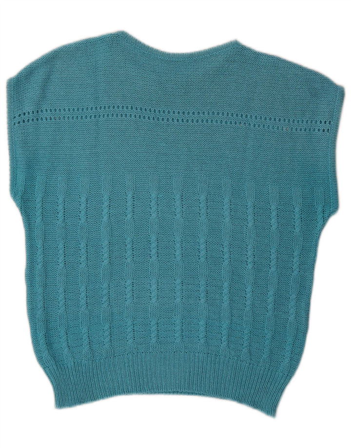 Colete feminino vintage regata IT 48 XL azul