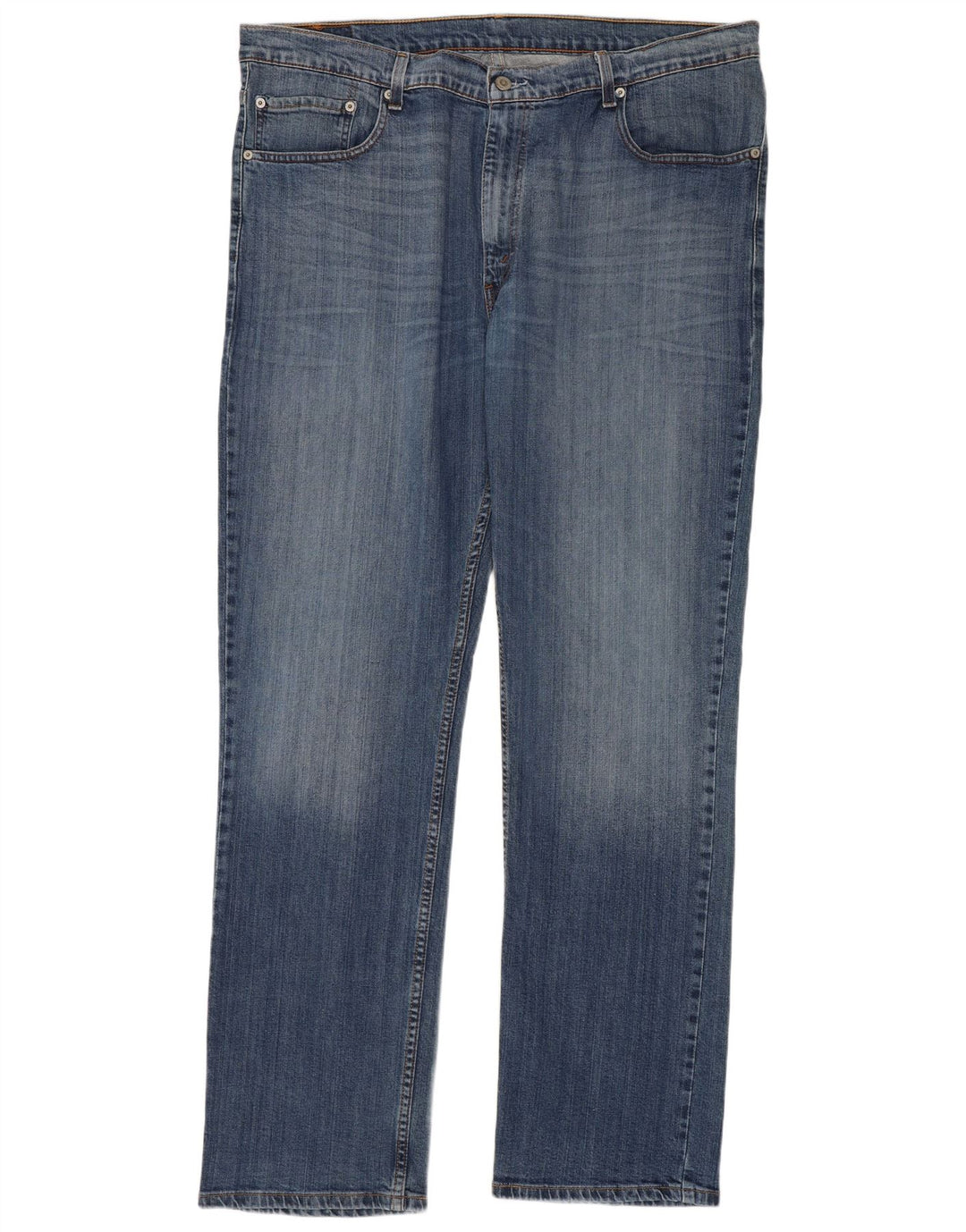 Levi's Masculino 752 Straight Jeans W42 L34 Azul Algodão