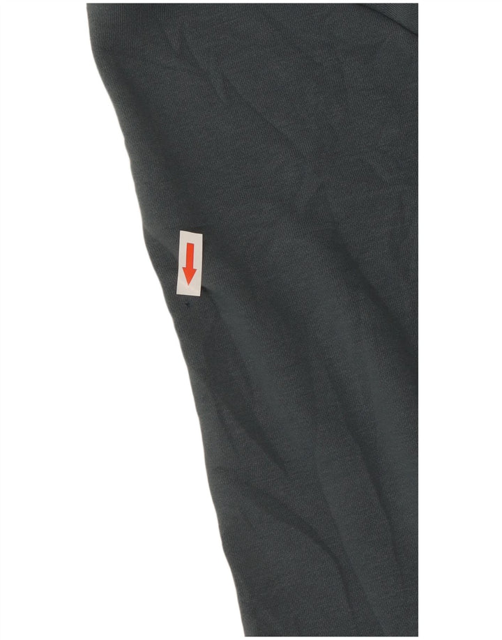 ADIDAS Suéter masculino com capuz e zíper gráfico 2XL algodão azul