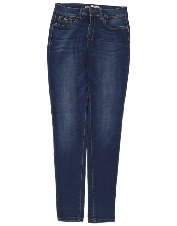 Superdry Womens Sophia Skinny Jeans W30 L32 Azul Algodão