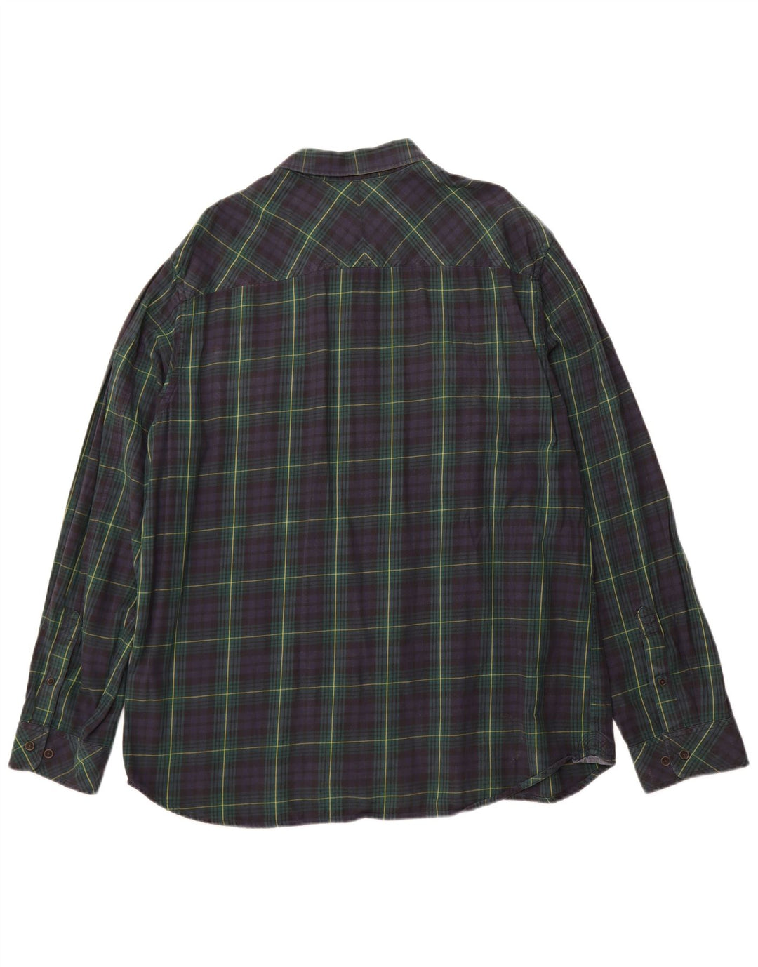 Camisa masculina de flanela TIMBERLAND Earthkeepers Slim Fit 3XL azul marinho xadrez