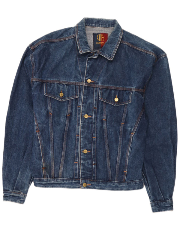 Jaqueta jeans masculina Clips UK 42 XL azul