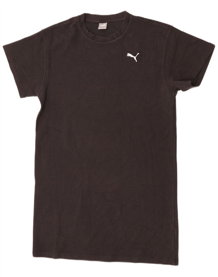 Vestido camiseta feminina grande Puma UK 10 pequeno preto