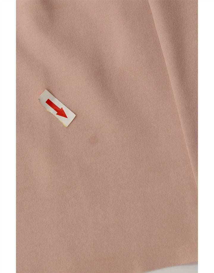 Blusa feminina Zara Crop Batwing Top Reino Unido 10 Pequeno Poliéster Rosa