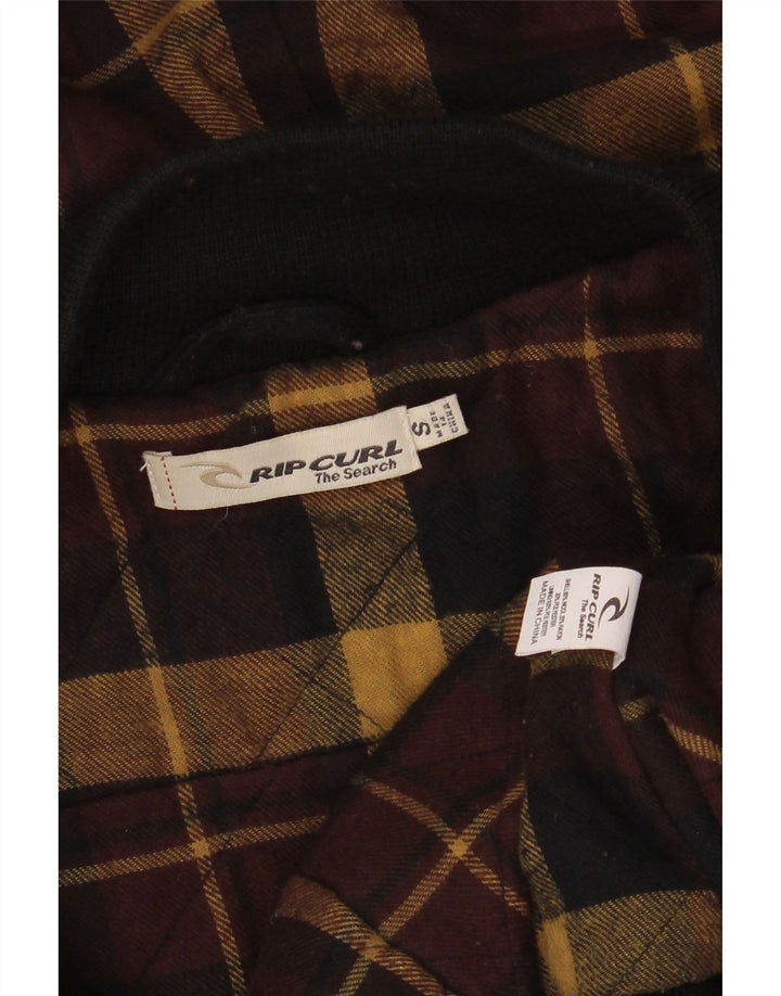 Jaqueta corta-vento feminina com capuz RIP CURL Reino Unido 10 pequena lã preta