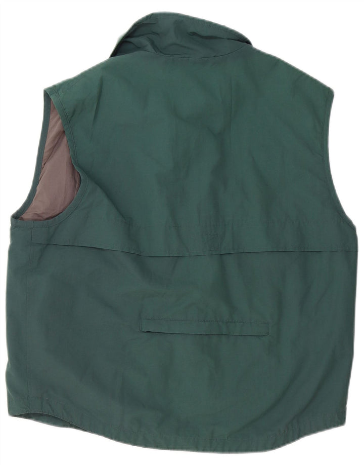 Marlboro Classics Masculino Utility Gilet UK 40 Grande Poliéster Verde