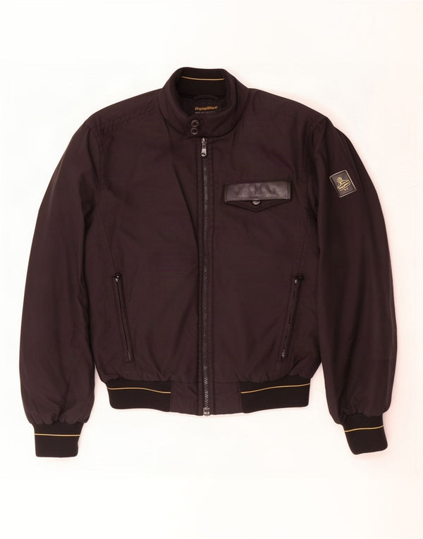 Jaqueta bomber masculina Refrigiwear Sixty spa UK 38 médio preto nylon