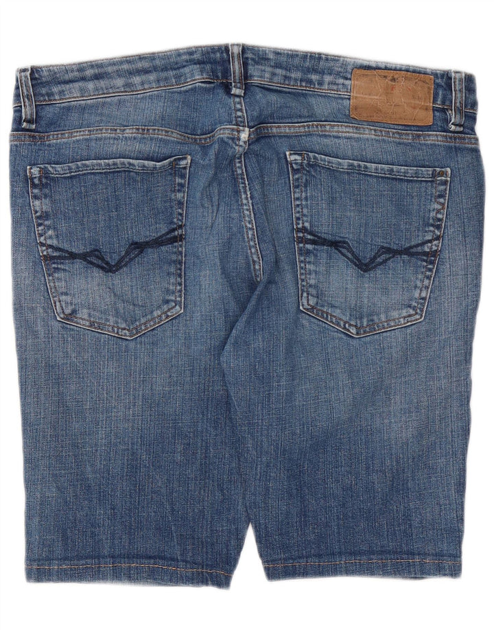 Guess Shorts jeans masculino W36 grande algodão azul