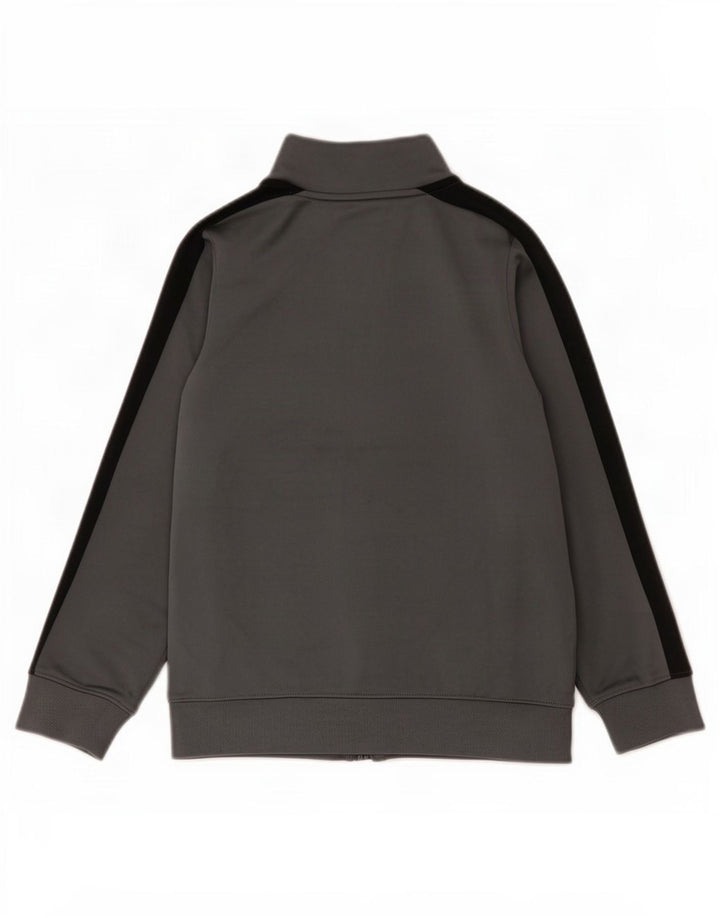 Under Armour Boys Tracksuit Top Jacket 7-8 anos pequeno cinza colorblock