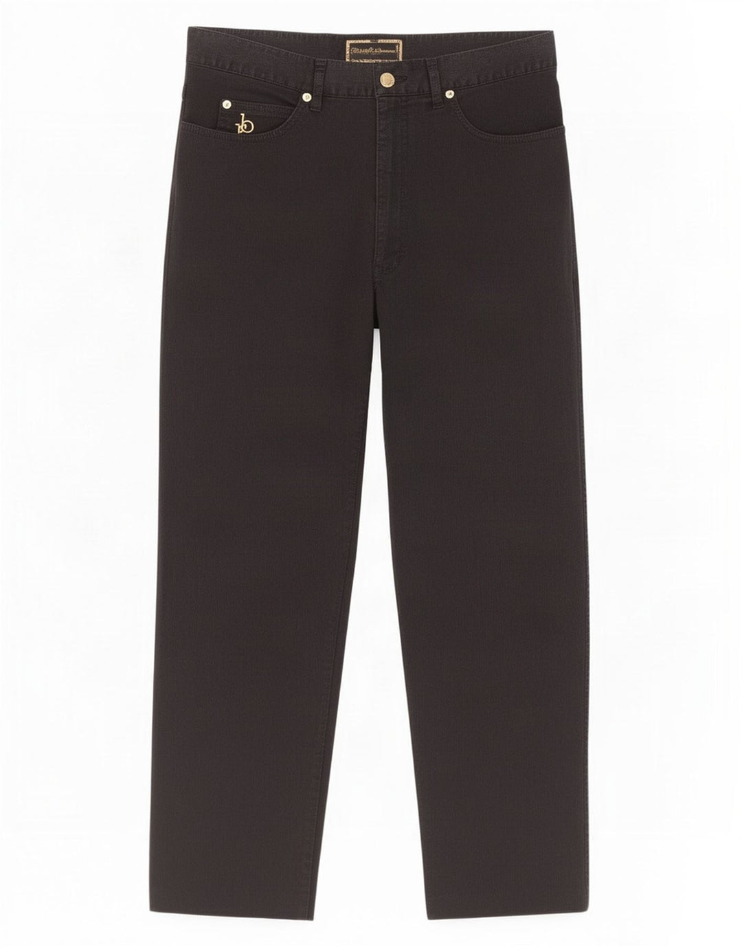 Calça cortada feminina Roccobarocco W38 L25 preta