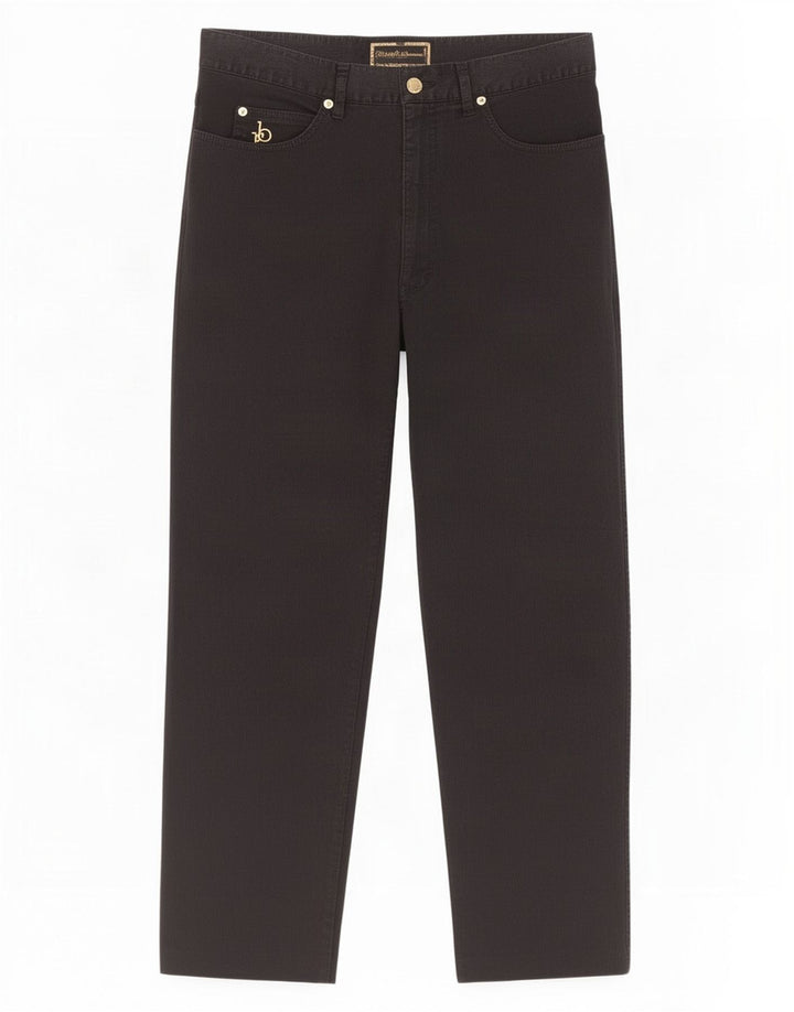 Calça cortada feminina Roccobarocco W38 L25 preta