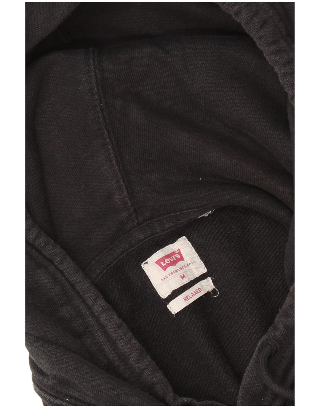Suéter com capuz gráfico relaxado masculino LEVI'S médio preto