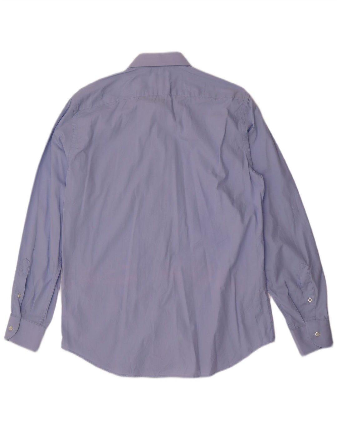 Camisa masculina Navigare tamanho 40 15 3/4 algodão azul médio