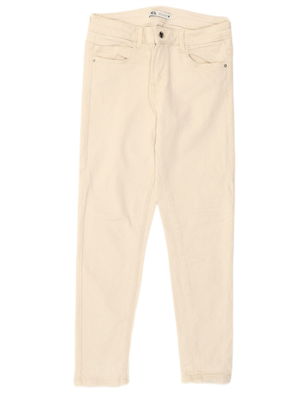 Zara Jeans Skinny Feminino EU 40 Médio W30 L27 Bege